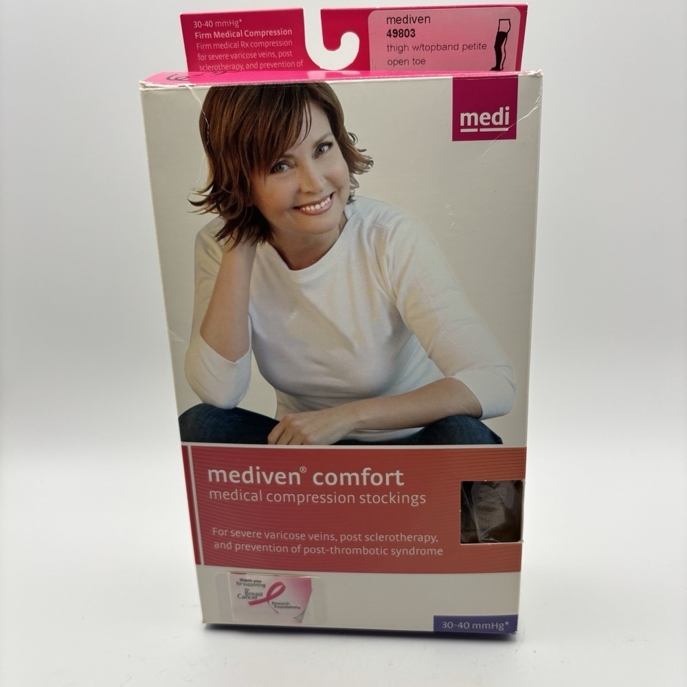 Medi‎ Comfort Closed Toe Pantyhose -30-40 mmHg Reg Sandstone, New, Sealed